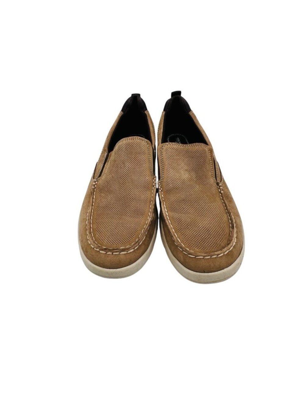Rockport XCS Slip On Shoes Mens 8 Tan Nubuck Cobra Kai Bert Prop Wardrobe